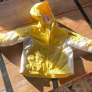 Winter jacket-Lands End, yellow lined fleece!